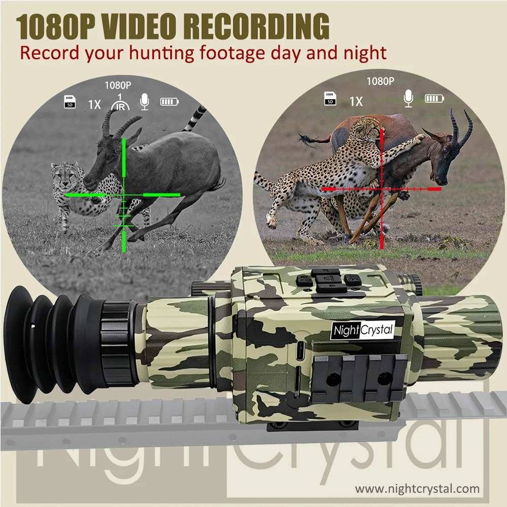 Megaorei NK008 Camouflage Nigh - đánh giá và giá Night Vision Rifle Scope Ir 850Nm