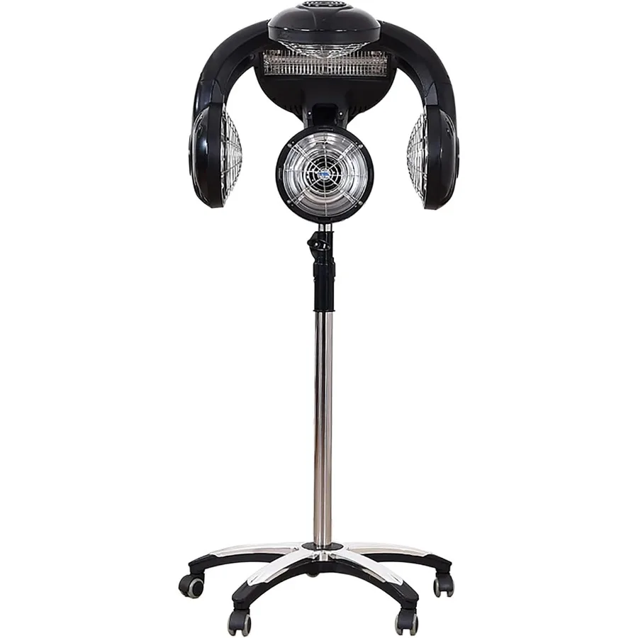 

Многофункциональный отдельно стоящий салонный фен с пароваркой и цветным процессором 1,4 кВт, 110 В, черный