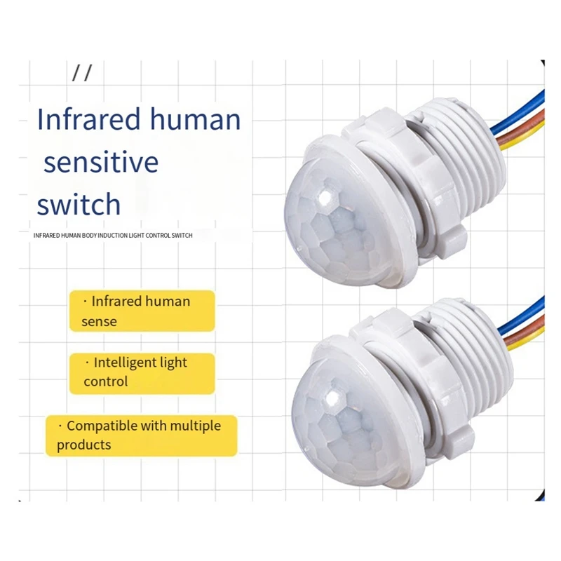 Corpo Humano Infravermelho Sensor Módulo Sonda, Controle De Delay Inteligente, Controle De Luz, Corredor, Corredor