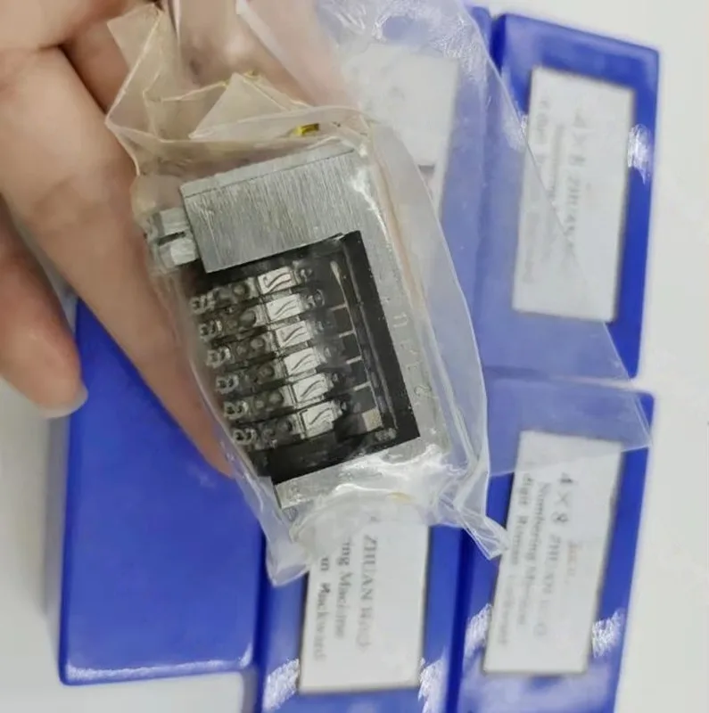 

1 Piece 4x8 Numbering Machine 6 Digits