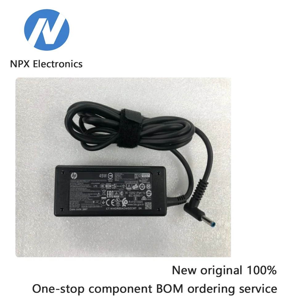 مصدر طاقة HP أصلي جديد تمامًا 19.5V -2.31A 4.5X3.0P/N: 741727-001 L25296-002 #1