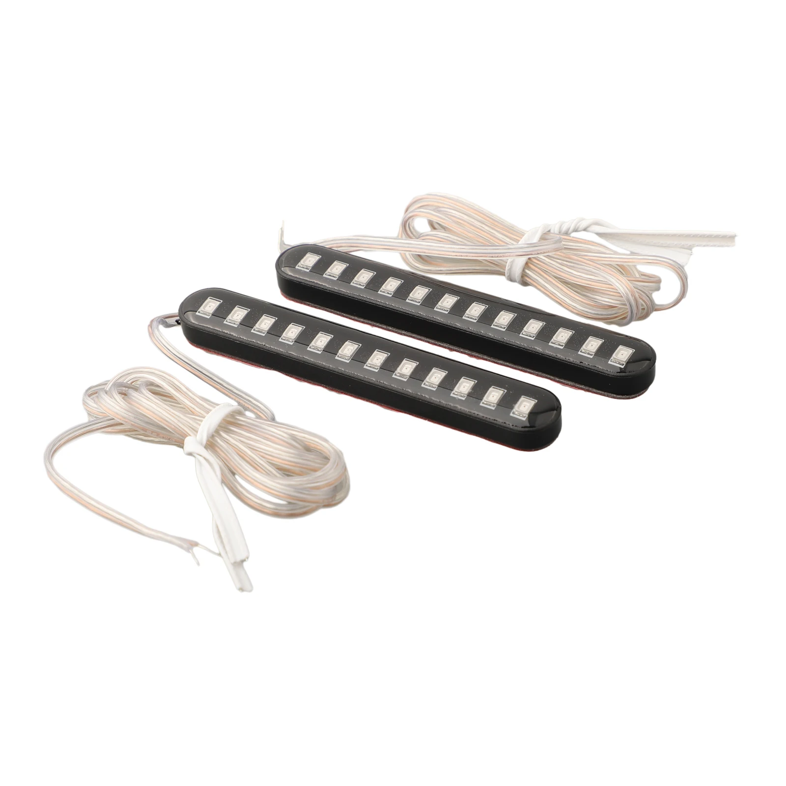 New Motorcycle Turn Light Strip With 3528SMD 12 LED License Plate Light Bar Light Strip For Electric Motorcycles