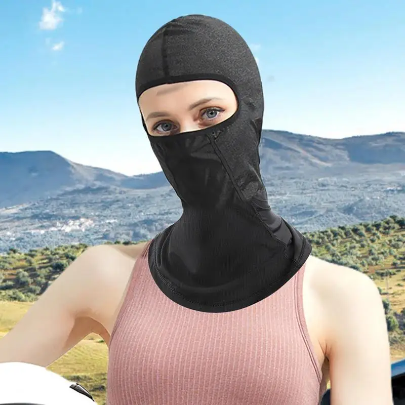 Cooling Cycling Cap Summer Running Sports Balaclava Sun UV Protection Bicycle Motorcycle Full Face Cover Headwear for Outdoor