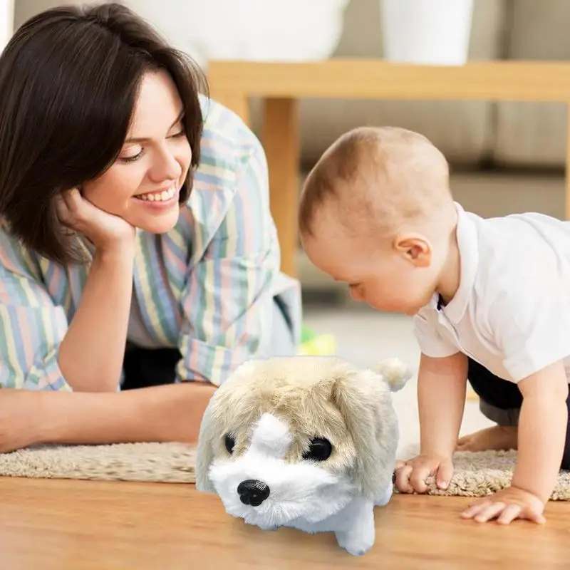 Bella Barking Walking Electric Dog peluche simulazione Smart Dog Interactive peluche peluche bambola regali per bambini