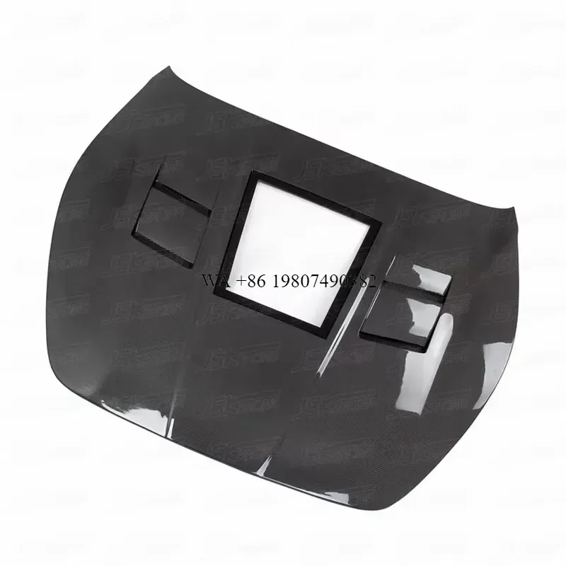 Wmwmnu Carbon Fiber Hood for GranTurismo GT GTS 2007-2015 JSK Style Engine Cover Bonnet Replacement Auto Body Parts