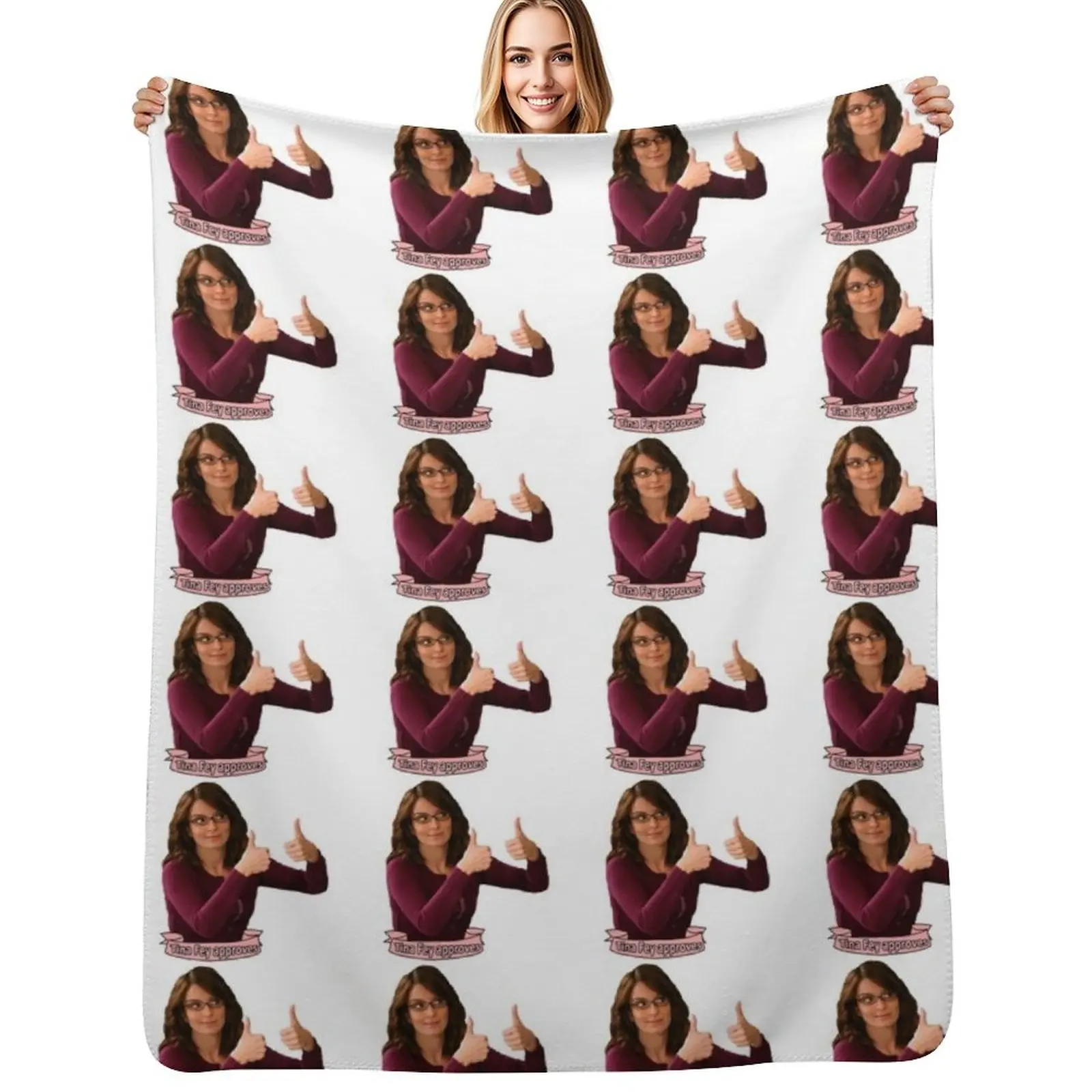 

Tina Fey Approves Throw Blanket Modern Design Soft Blanket for Home Decor