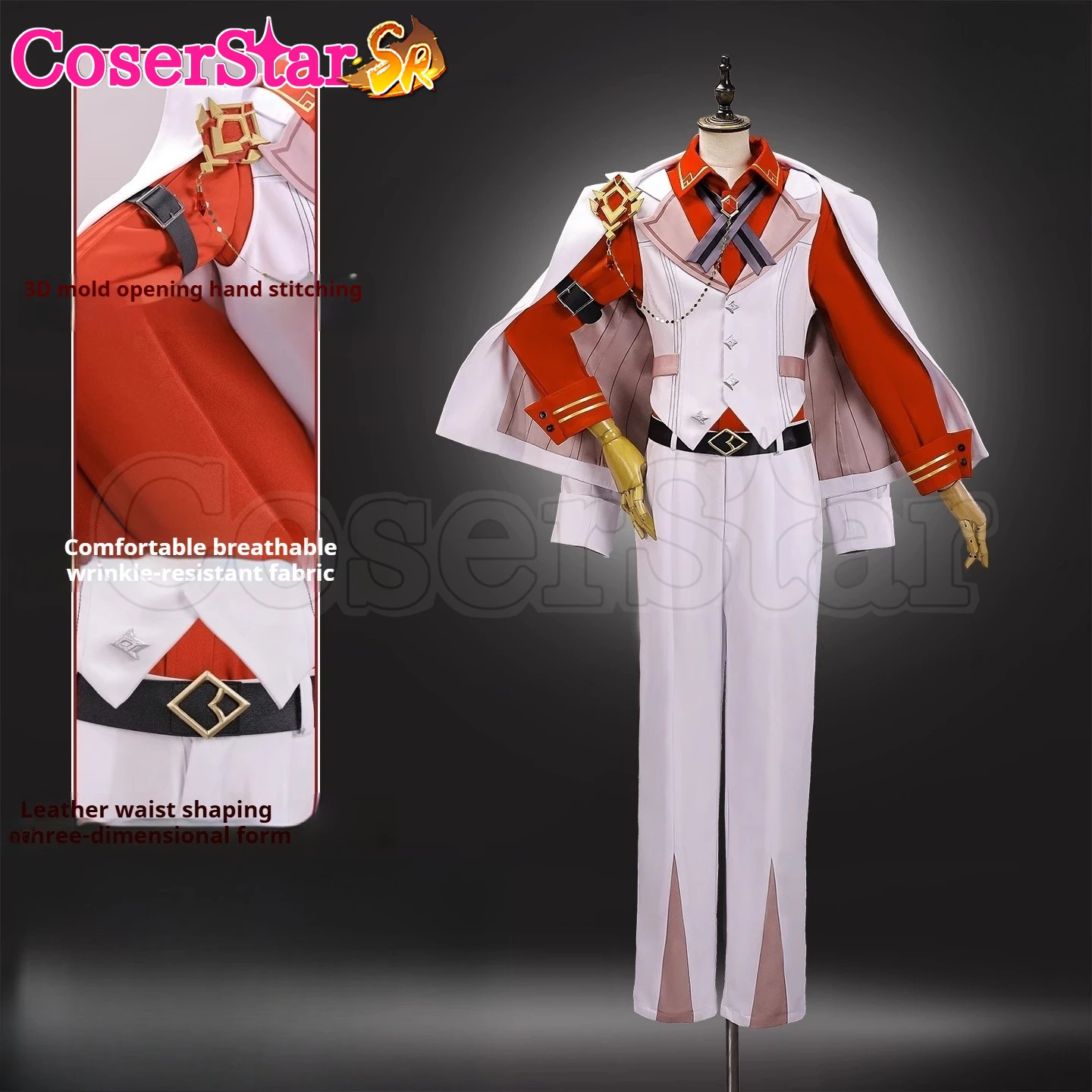 

CoserStar-SR игра GenshinImpact FES Tartaglia косплей костюм наряд карнавал Хэллоуин комикс униформа для ролевых игр