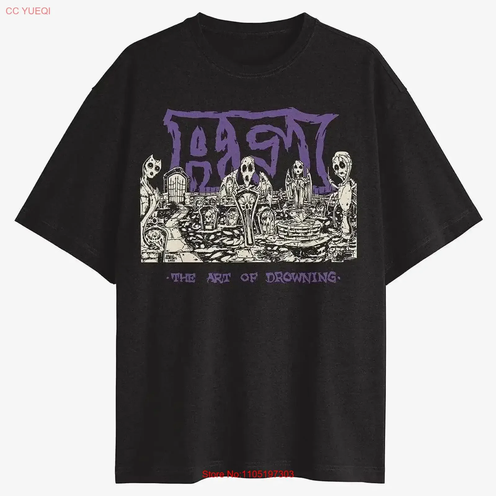NEW Classic Designed Afi The Art Of Drowning T Shirt HOT ITEM 2024 vintage Washed homme Stylish Soft fashion Versatile graphic