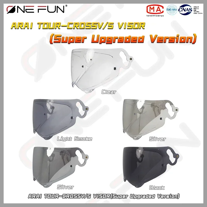 For Tour-X5 TX5 XD-5 Tour-Cross V Motorcycle Helmet Visor Photochromic Lens Day Night Use Anti-Fog UV400 Protection for  ARAI