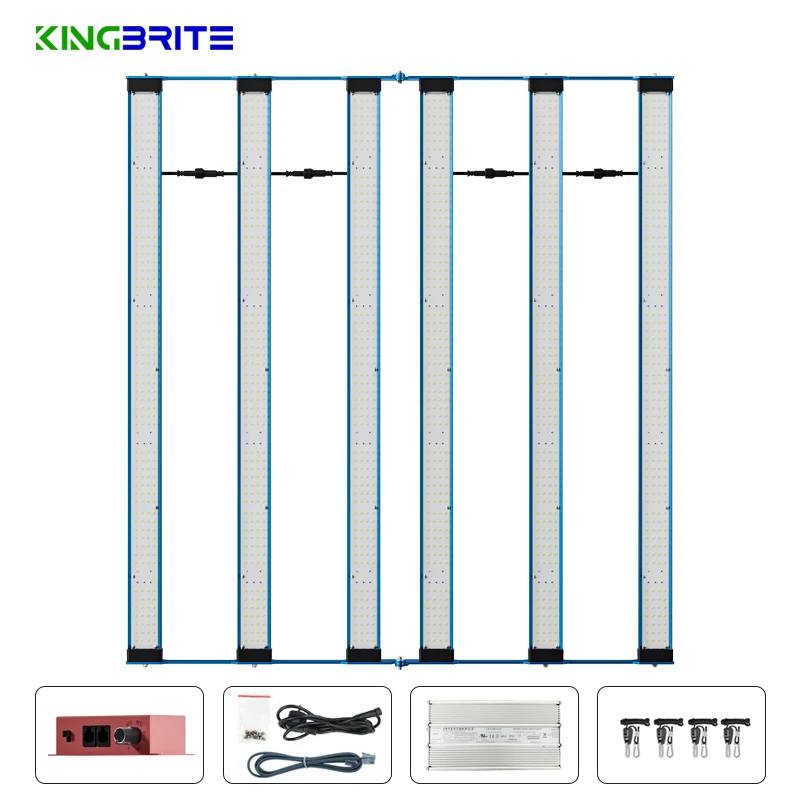 2024!!! P55 Kingbrite 480W /600W LM301H EVO with OSR 660nm 730nm UV Led Grow Bar Light