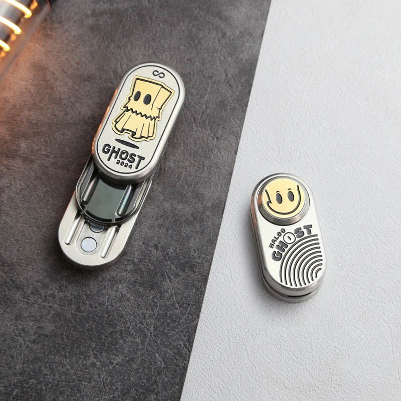 Kartka EDC w kształcie kamertonu, wsuwacz do kart, ze stopu cyrkonu, antystresowy slider, zabawka do biura, zabawka antystresowa dla dorosłych, prezent.