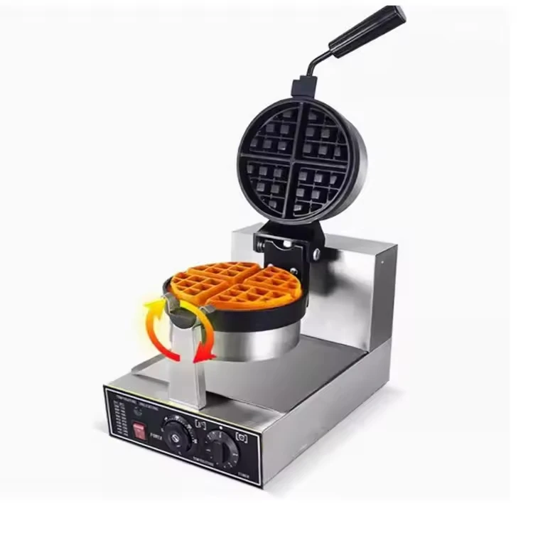 

Manufactory Wholesale Waffle Makers Commercial Waffle Maker Machine Four Grids Rotating Automatic Waffle Maker