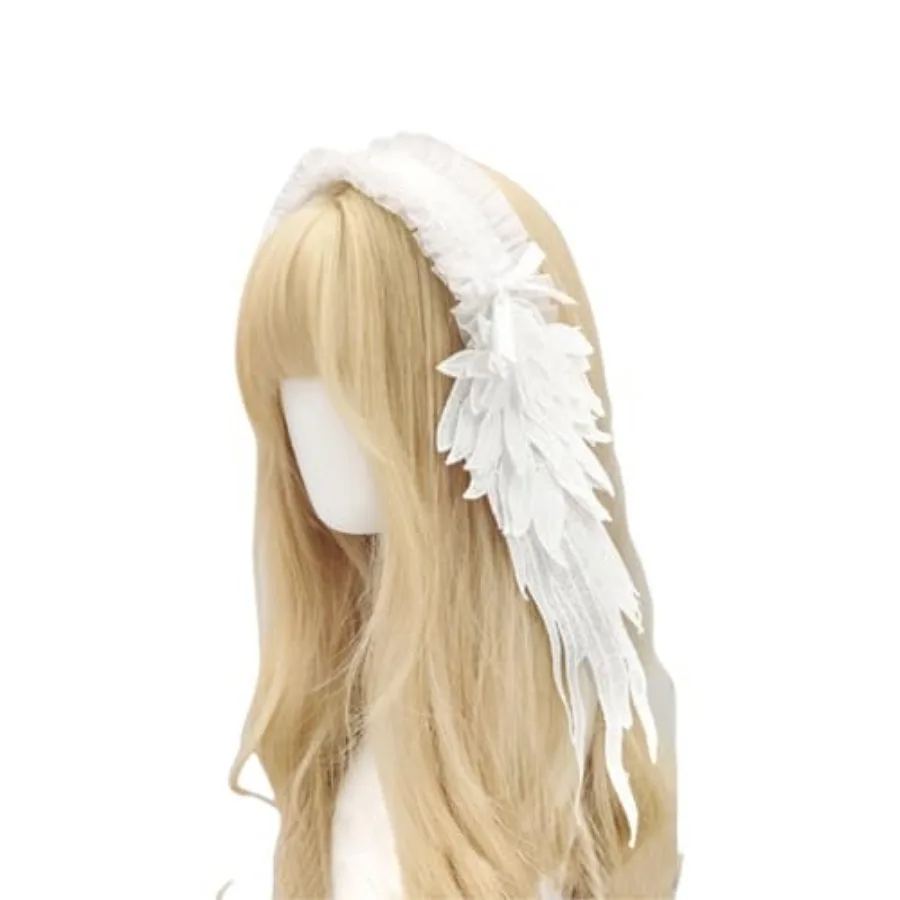 

Women's Lolita Headband Gothic Lace Maid Hairband Girls Headpiece Cosplay Hair Accessories Tea Party Princess Headdress
