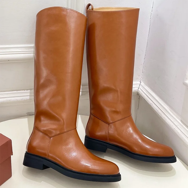 

Top quality 2025 Autumn/Winter New Product - Women's Retro Simple Rider Boots with Anti-Slip Outsole shoes 25100713