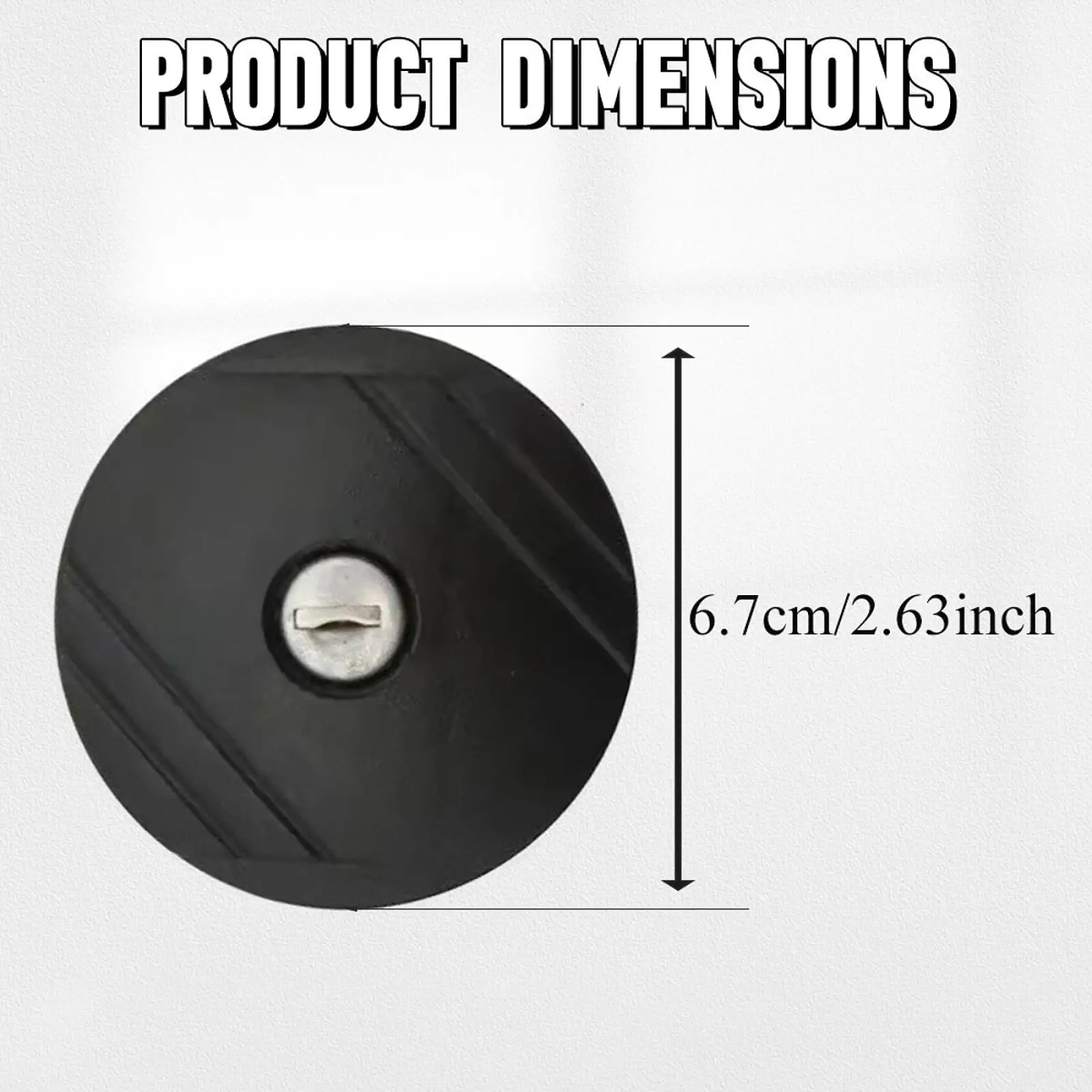 Car Fuel Tank Cap Locking Gas Secure Lid Spare Keys PP Material Quick Replacement Suitable for Drivers Rental Workshop