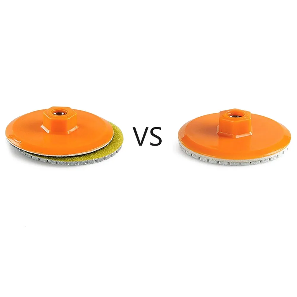 家庭用研磨パッド乾式柔軟性研削ダイヤモンド大理石安全スパイラル安定した耐摩耗性 3 インチ 80 ミリメートル