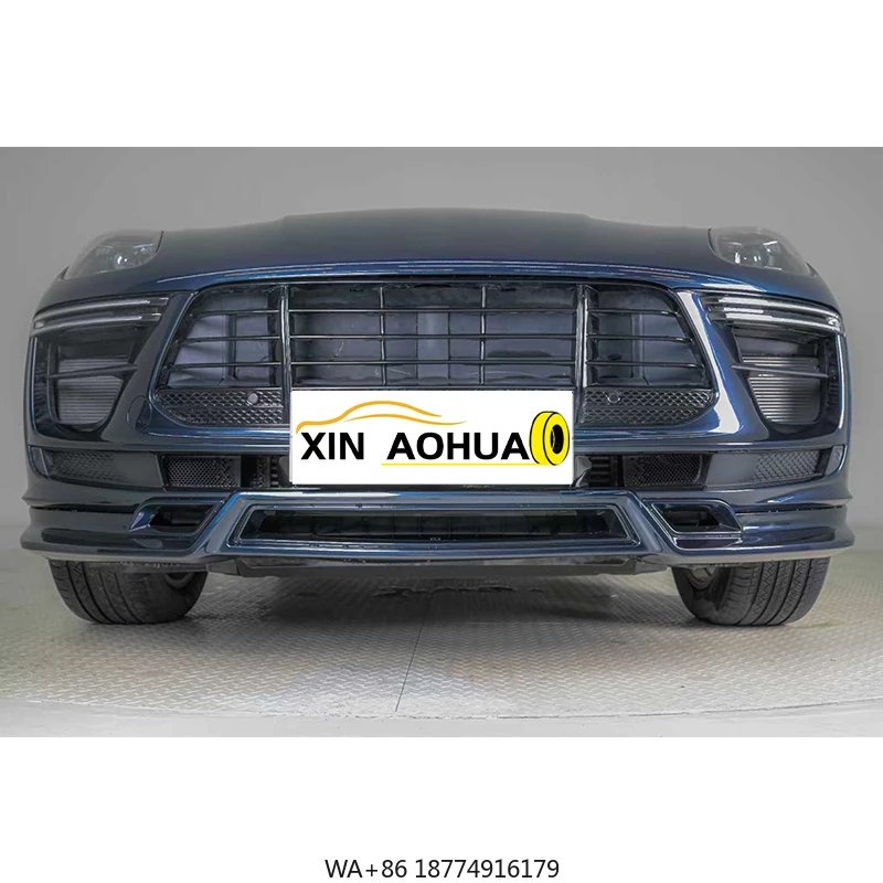 

High Quality for 2018-2021 TURBO Front Bumper TKT Front Lip with ACC Medium Net Day Running Lights