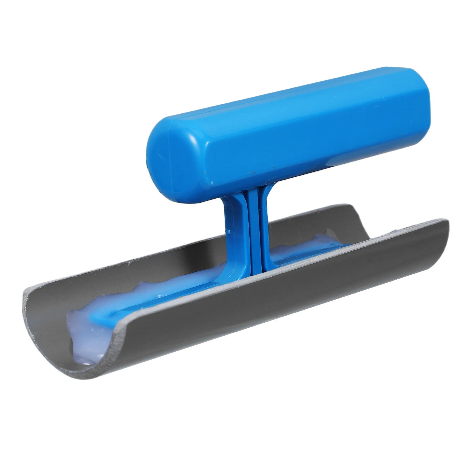 

Cement Trowel Curved Edge Tool Lightweight Handle Multi Function Bricklay Hand Tool Finishing Edger Scraper Forming Shaper