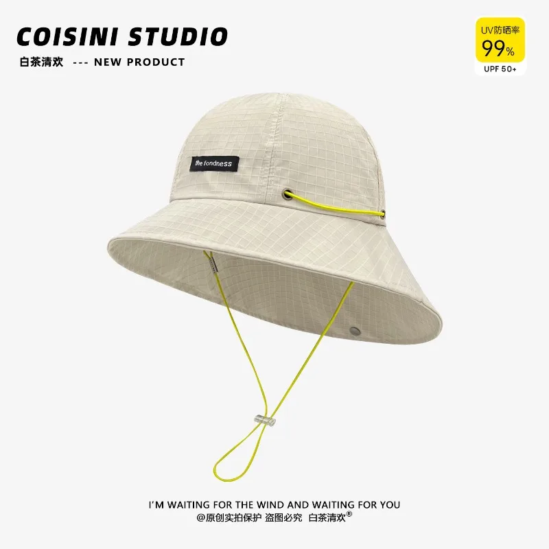 

2026 New Outdoor Quick-Drying Sunshade Big Head Bucket Hat Men and Women Spring and Summer Folding Thin Breathable Fishing Cap