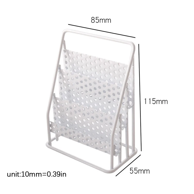 1:12 Dollhouse Iron Storage Rack Newspaper Rack Doll Miniatur Bookshelf Display Rack Furniture Home Decor Micro Scene Ornament