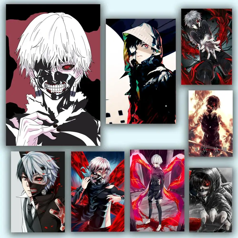 انمي ياباني T-Tokyo G-Ghoul ملصق HD أنيمي الساخن موضوع المغني/OST/فيلم مقاوم للماء الذاتي عصا ديكور المنزل