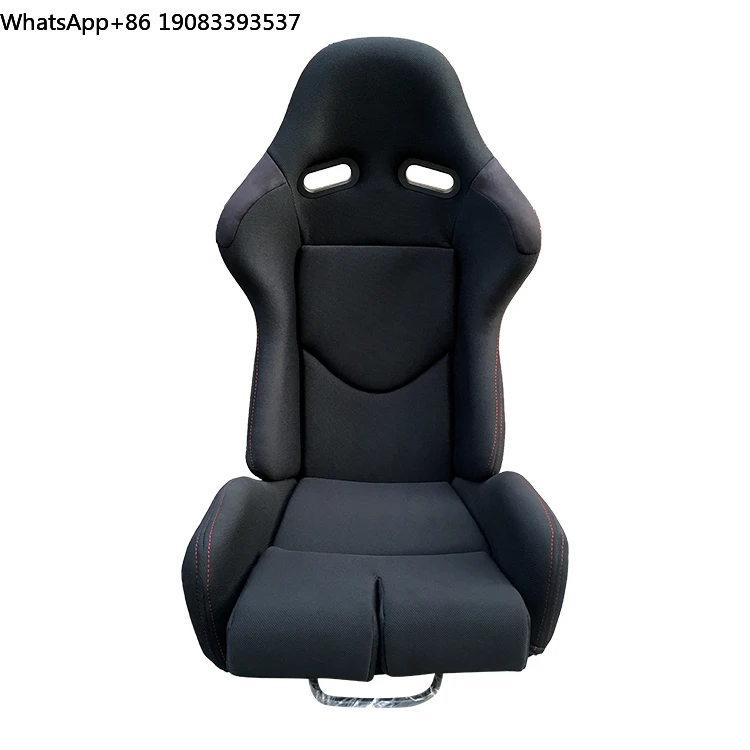OEM Racing Simulator Seat  Racing Car Seat Reclining Black Drag Circuit Drift  Racing Car Seat Dual Rails
