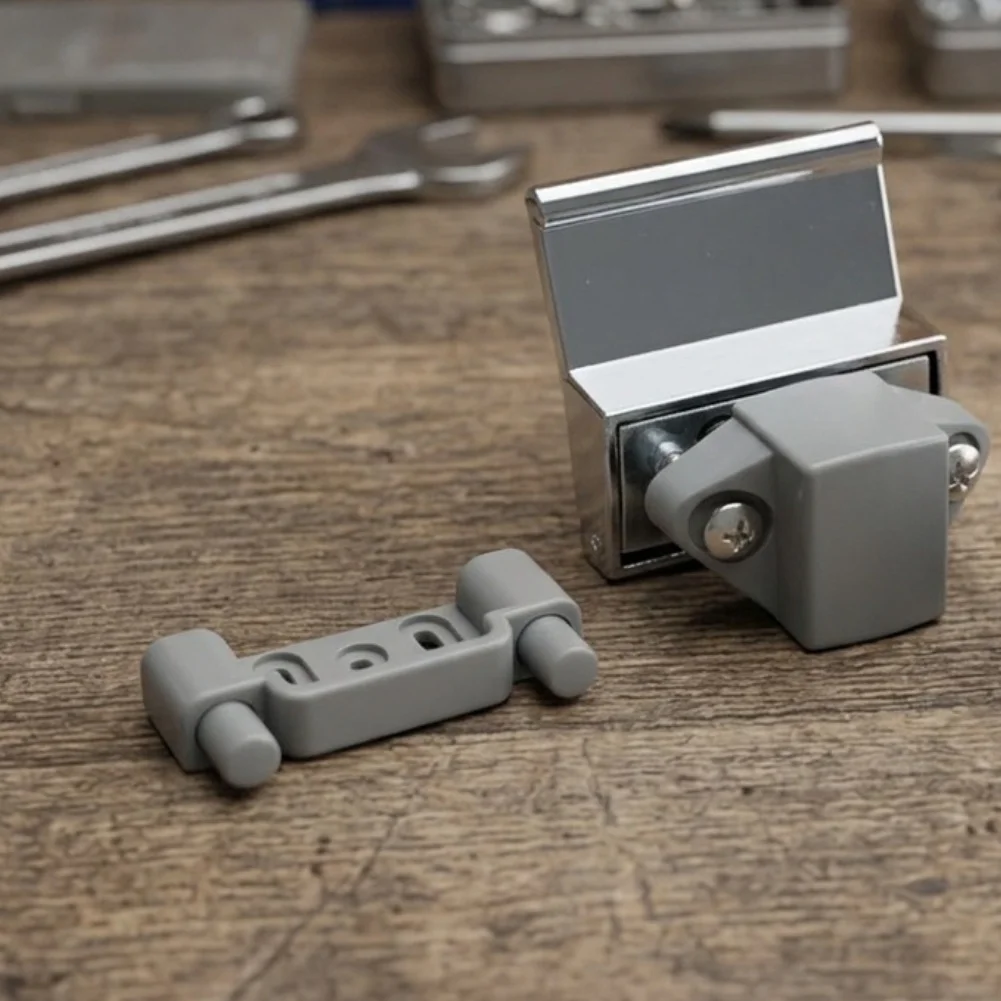 Door Cupboard Latch Knob with Square Handle and Push Lock for Reliable Security in Marine RV For Caravan Cabinets
