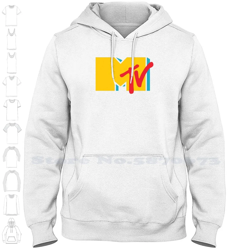 MTV Logo Brand Logo 100% Cotton Sweatshirt Hoodie Top Quality Graphic Hoodies