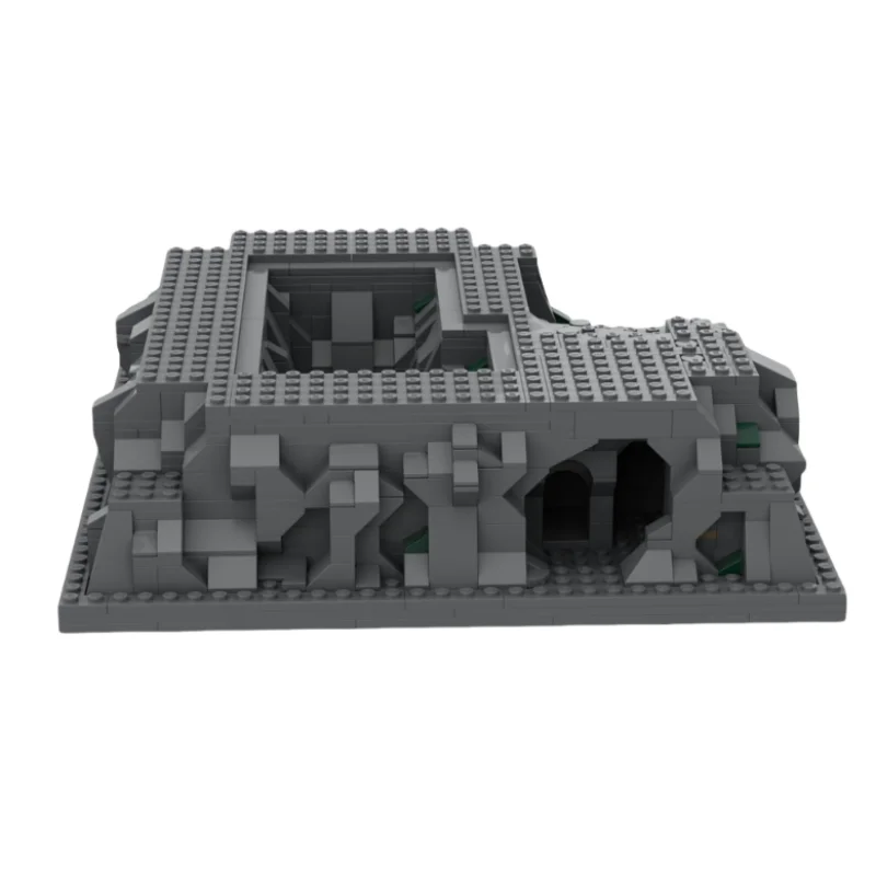 MOC اللبنات مدينة سلسلة UCS ثلاثية الأبعاد قاعدة القلعة نموذج لتقوم بها بنفسك تجميع الطوب مشاهد الشوارع اللعب جمع عرض هدايا عيد الميلاد