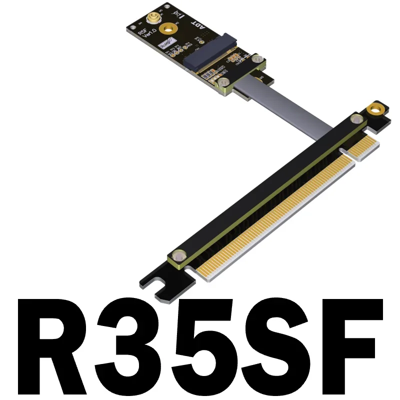 PCIe 3.0 X16 To M.2 A.E. Key WiFi Adapter Extension Cable Wireless Network Card Cable Converter Expansion 8G/bps ADT