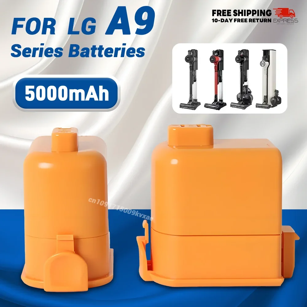 

100% Original Battery EAC63382208 EAC63758601 for LG Cord Zero A9M/A9MASTER2X/A9PETNBED | High Capacity 2025 Upgraded