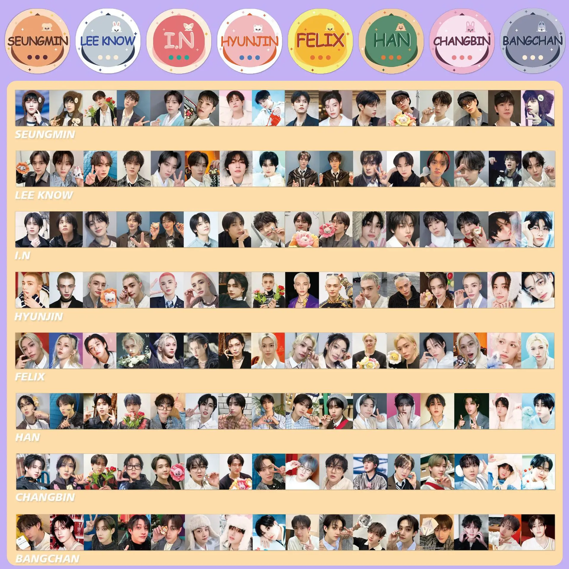 StrayKids, Huang Xuanchen, Li Minhao, Li Longfu, skzoo, lifestyle-foto's in dezelfde stijl, accountstickers, perifere beroemdheden