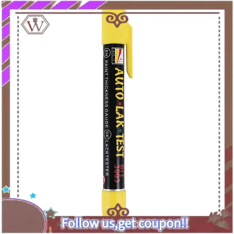 

A57E-Car Paint Thickness Tester Gauge For Car Tool Crash Checking Meter With Magnetic Tip Scale Indicate