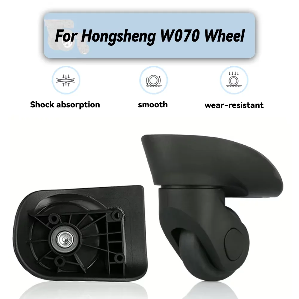 

For Hongsheng W070 Universal Wheel Replacement Suitcase Rotating Smooth Silent Shock Absorbing Wheel Accessories Wheels Casters