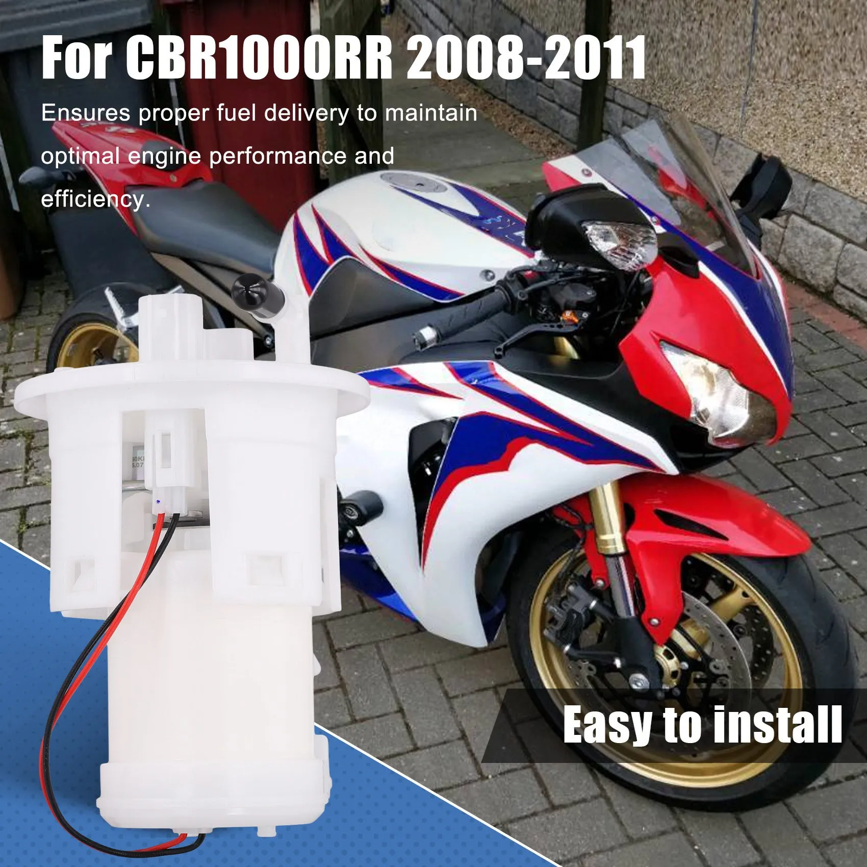 

Для Honda CBR1000RR 2008-2011 CBR600RR мотоциклетный топливный насос в сборе 16700-MFL-003 запасная установка
