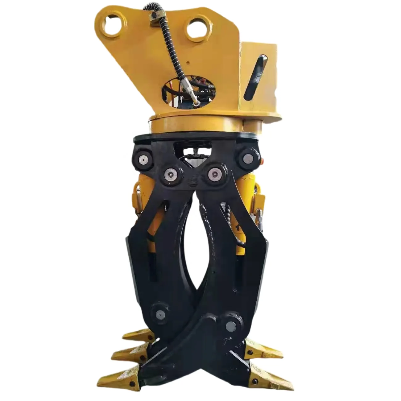 Rotated Wood Cutting Hydraulic Log Grab Crane Grapples Tree Shear Wood Chipper Grapple for Efficient Tree Trimming