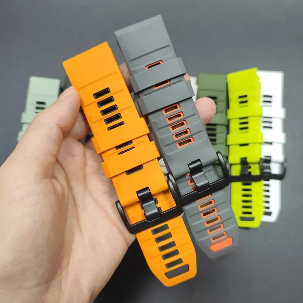 Fenix8 Uhrenarmband für Garmin Fenix 8 Pro 47mm 51mm E 7 7X 6 6X/Epix Pro/Tactix8 970 965 QuickFit 22mm 26mm Sport-Silikonarmband – Detail 21