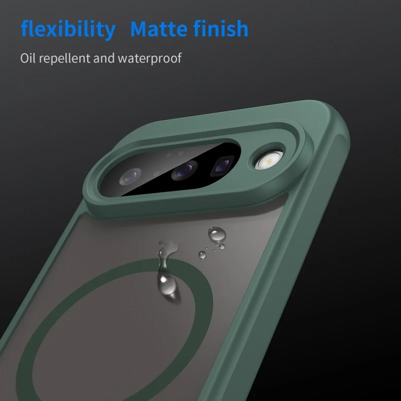 Google Pixel 10 9 Pro XL 9A Magsafe 커버 Coque용 고급 반투명 충격 방지 마그네틱 케이스