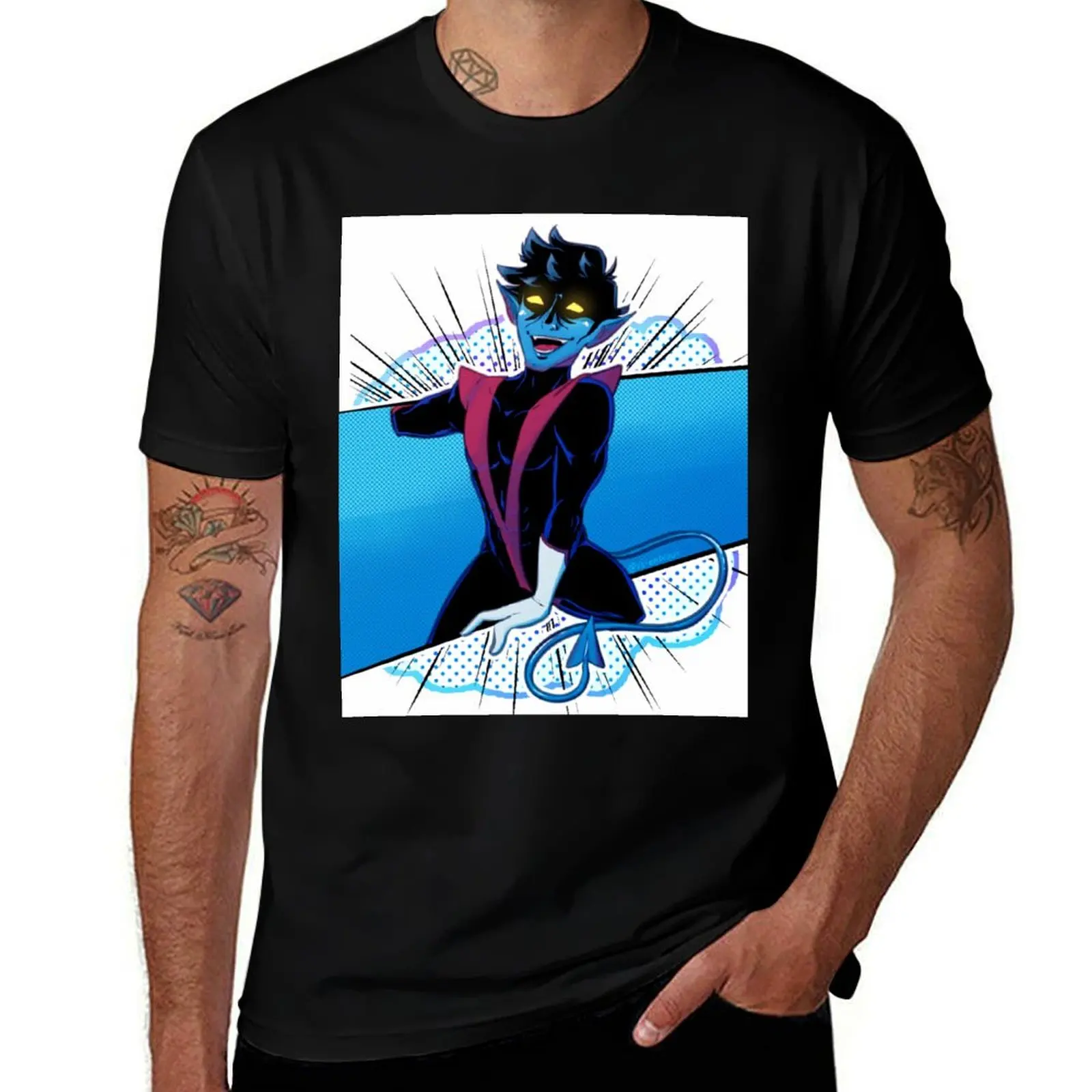 Nightcrawler X Men '97 T-Shirt Casual Lightweight Short Sleeve Top T-Shirt