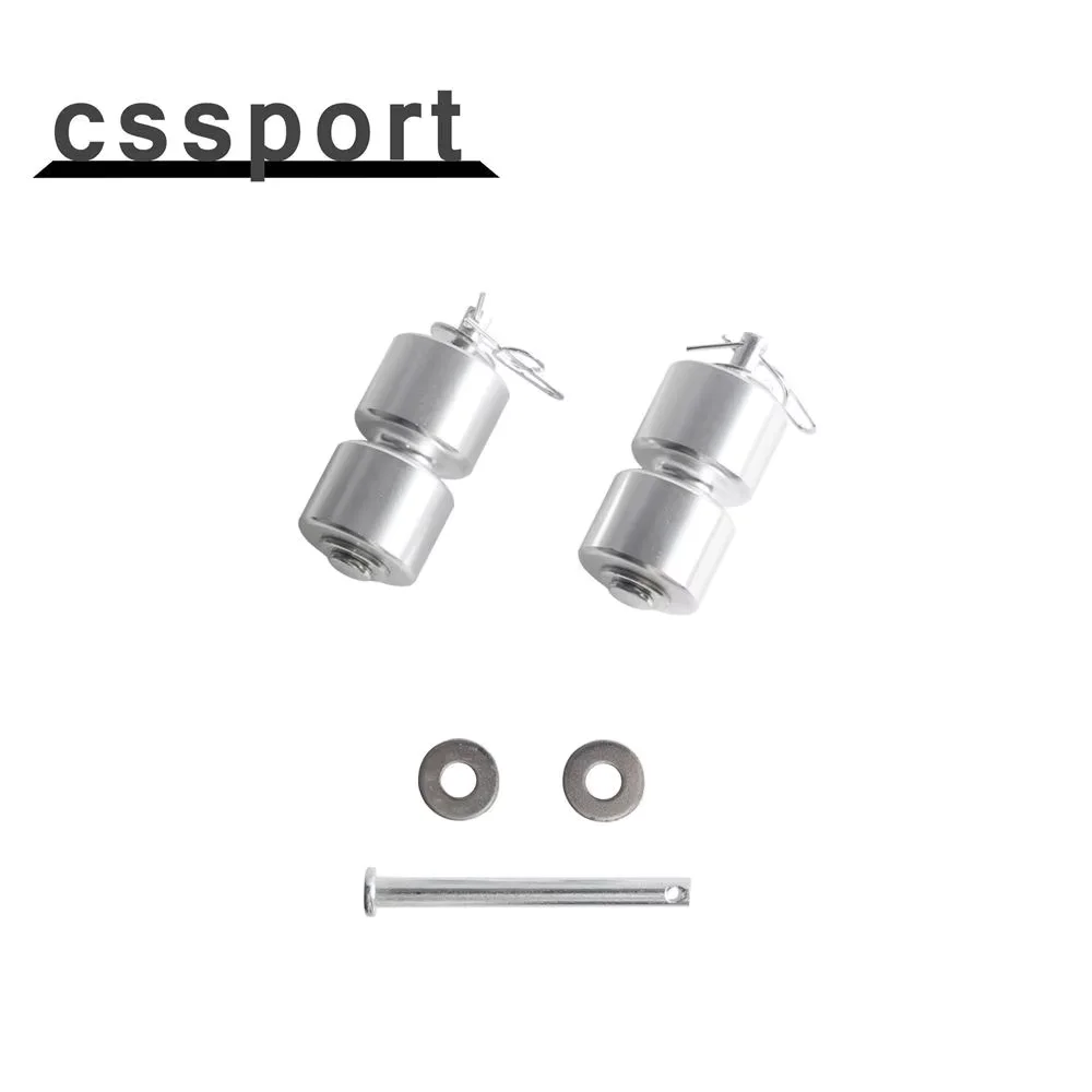 

Новый комплект из 2 роликов для подъема задней двери прицепа, из алюминиевого сплава, для Gorilla GL1 GMNR925, DH-1054, серебристый