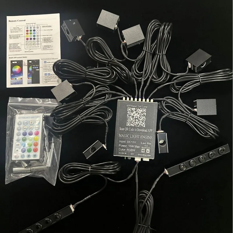 Colorful starry sky, meteor multi-functional light source, split machine integrated multi-purpose