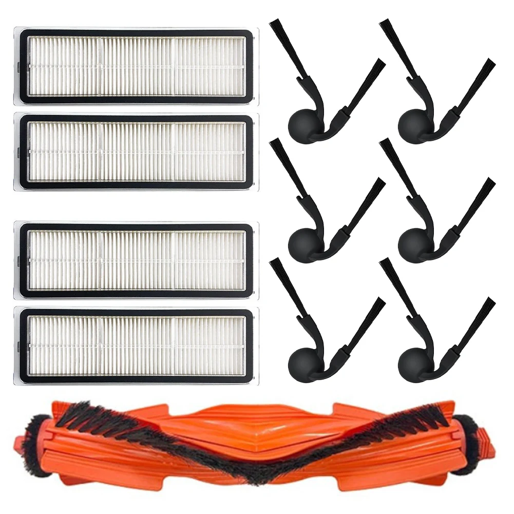 

Основная щетка, набор фильтров с боковой щеткой для Xiaomi S40 OV81, сменный комплект для робота-пылесоса для эффективной домашней уборки пола