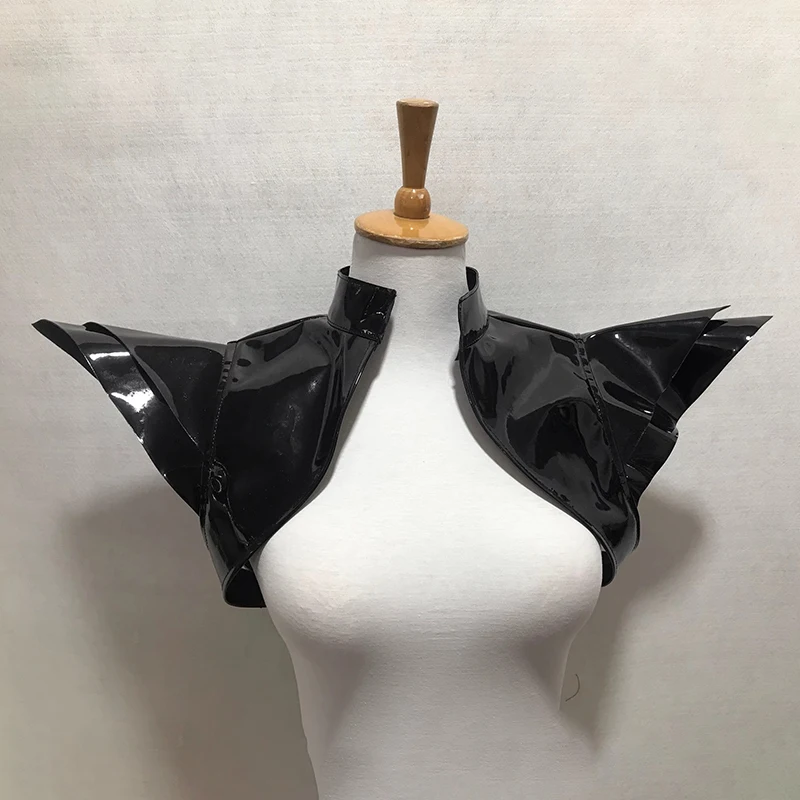 الليزر تحلق الكتف سترة المرأة الجاز منصات الكتف ملهى ليلي Dj Ds مرحلة الأداء اكسسوارات القطب الرقص الزي