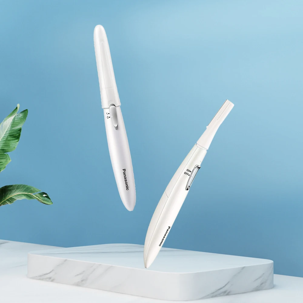 باناسونيك الكهربائية أداة قص الحواجب الكهربائية الوجه الحاجب الشعر المتقلب البسيطة المحمولة النساء الجسم ماكينة حلاقة مزيل شفرة العين