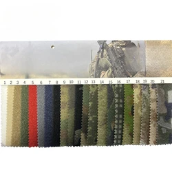Loop 500D 1000D Polyester Nylon Color Card Polyester Cotton Color Carbon