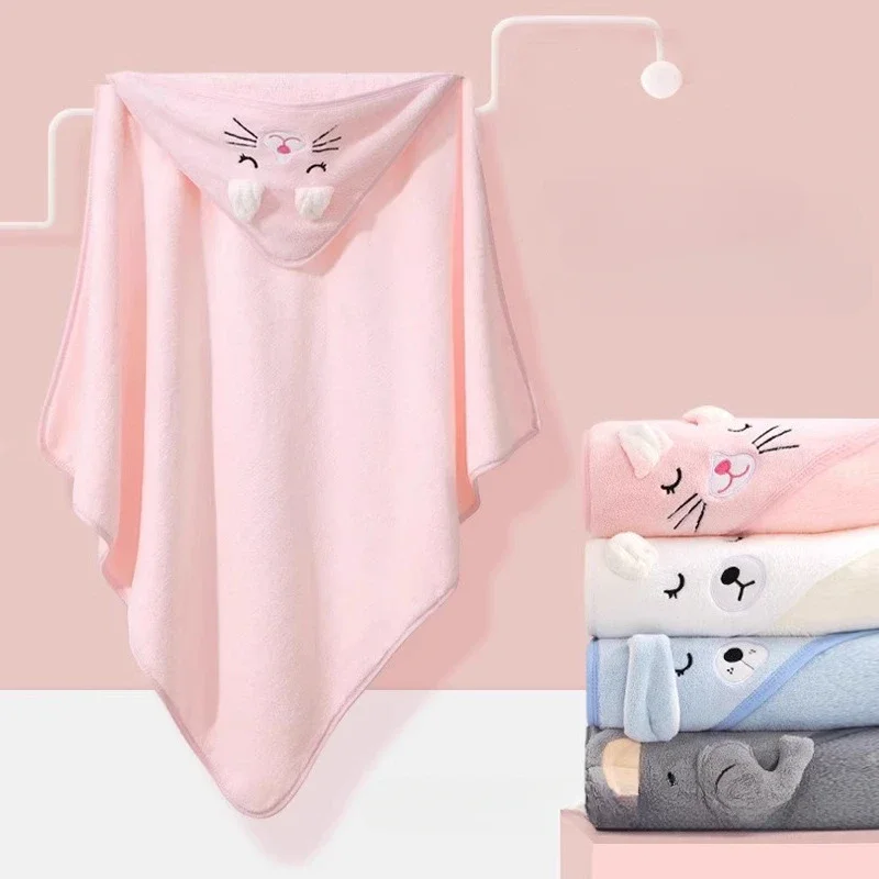 1pcs การ์ตูนเด็กเสื้อคลุมอาบน้ําทารกแรกเกิดผ้าเช็ดตัวผ้าห่มน่ารักเด็กวัยหัดเดินเสื้อคลุมอาบน้ํา WARM Sleeping Swaddle Wrap ผ้าเช็ดตัวเด็ก