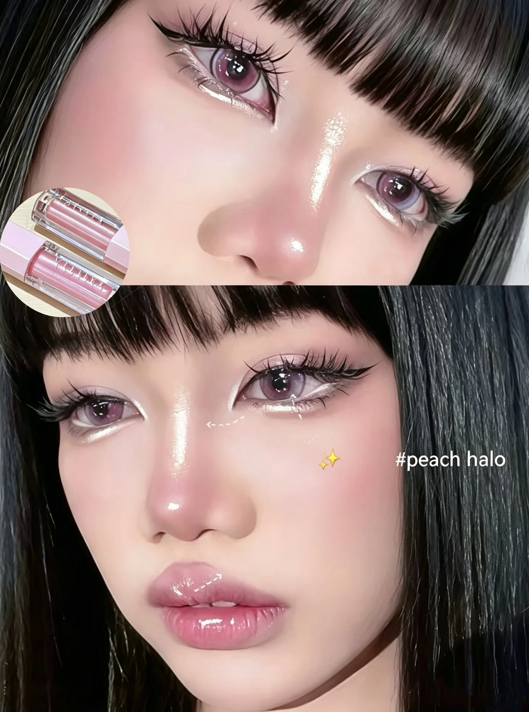 Dewy Satin Liquid Highlighter with Fine Subtle Shimmer, Lightweight Blendable Texture for a Natural, Radiant, and Elegant Facial Glow