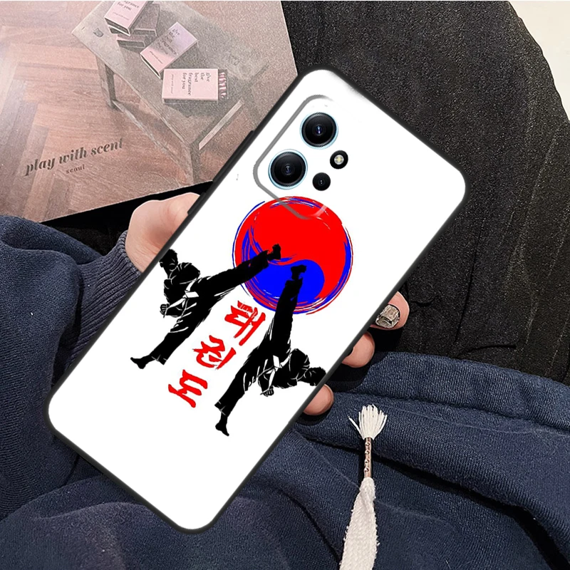 Kungfu Taekwondo Case Cover For Xiaomi Redmi Note 12 11 8 9 10 Pro Note 12S 10S 11S 9S Redmi 12C 10A 9C 10C