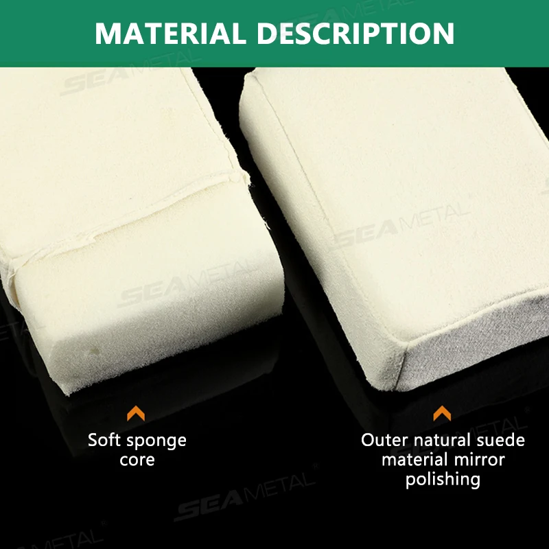 سيميتال الشامواه الجلد المدبوغ 3 قطعة تنظيف السيارات الإسفنج ديميستر كتلة غسل نظافة سيارة عازلة الملمع أدوات الصبح اكسسوارات