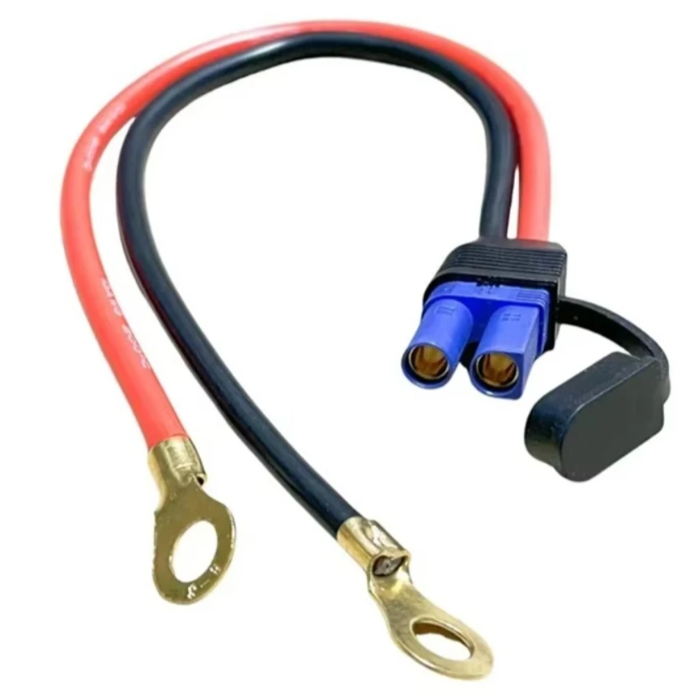 1PCS 10AWG 2 Core Silicone Soft Cable EC5 Male Female Plug High Current High Auto Battery Connection Portable Supply Extension